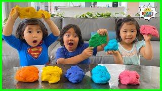 How to Make Playdough Homemade  DIY with Ryan's World!