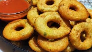 Crispy Suji Potato Rings| Easy Potato Snacks️| Evening Snacks Recipes | Jhatpatkitchenrecipes