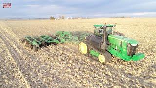 JOHN DEERE 9570RT Tractor Working on Fall Tillage