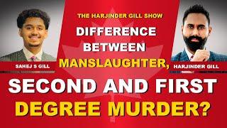 Difference Between Manslaughter, Second and First Degree Murder?