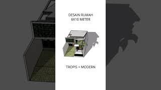 Desain rumah Tropis Modern #iderumah #designrumahminimalis #rumahminimalis #desainrumah