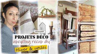 S7| je fais ma déco 》 mes projets upcycling ~ recup ~ diy ~ décoration hiver & pré printemps