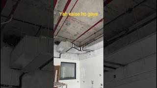 ductable machine connection#trendingreels #duct #fabrication#construction#youtube