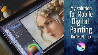 My solution for Mobile digital-painting on GNU/Linux