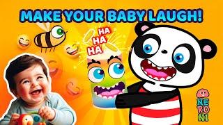 Goofy Panda & Beebee | 1 HOUR | Make your baby laugh | Magic Piggy Bank | Neroni Kids