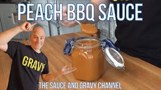 Peach BBQ Sauce | Homemade Peach BBQ Sauce | BBQ Sauce Recipe | How to Make Peach BBQ Sauce