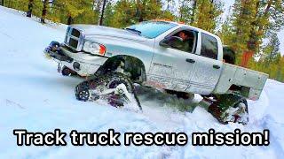 The Track Truck makes its first rescue!