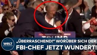 DONALD TRUMP: "Überraschend! Roter Teppich für den Attentäter" Worüber sich der FBI-Chef nun wundert