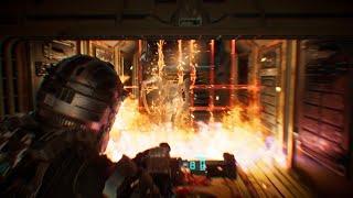 데드 스페이스 리메이크 - 화염방사기와 라인건 으로 둠가이처럼 괴물사냥하기 Dead Space Remake How to Use flamethrower +line gun