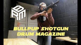 Bullpup Shotgun Drum Magazine