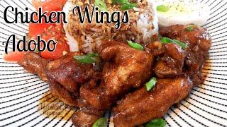 Filipino Chicken Wings Adobo/ How to make adobo Chicken Recipe