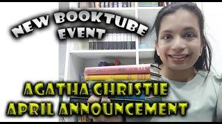 Agatha Christie April Announcement (New Booktube Event Introduction) #agathachristieapril