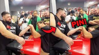 SCHOOLBOY JUST PINNED 150KG VITALY!!