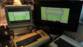 Sidekick20: Playing "Cheese And Onion" by Misfit on VIC-20 with active VIC emulation on HDMI screen