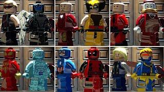 All Marvel Avenger & X Men Characters in LEGO Marvel Super Heroes