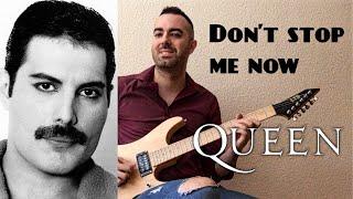 Dont Stop me Now SOLO Electric Guitar COVER w/ TABS - QUEEN instrumental