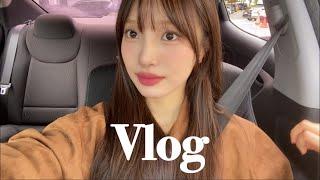 vlog.학원강사.20대 부원장.가을 출근룩(어센틱워드로브,어다울).추석 후유증 = 업무폭탄.올해 첫 붕어빵.시험기간.말랭공장.오아드