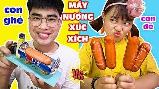 MẸ GHẺ CON CHỒNG - MÁY NƯỚNG XÚC XÍCH TỰ CHÍN CỦA CON GHẺ - HÀ SAM