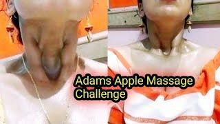 Adams Apple Massage Challenge || Neck Massage #challenge