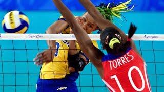 Semifinal Voleibol Femenino.Sydney 2000.   Cuba x Brasil.#cubanas #voleibol #fivb #olimpiadas  #cuba