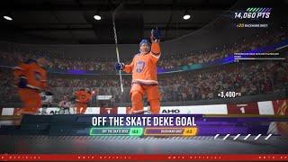 NHL 24 HUT Rush - Off The Skate Deke Goal (Off The Skate Deke) Backhand Shot (PS5) Sebastian Aho