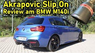 BMW M140i OPF Akrapovic Slipon - Soundcheck und db Messung am B58