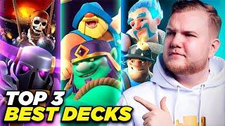 TOP 3 BEST DECKS FOR SEASON END IN CLASH ROYALE!