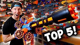 TOP 5 NERF GUNS!