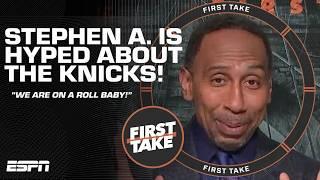 WE ARE ON A ROLL ️ Stephen A. makes the case for the Knicks being a threat this season | First Take