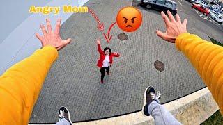 ESCAPING ANGRY MOM 2 (Epic Parkour Pov Chase)