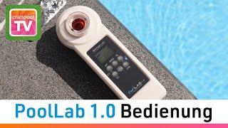 SO bedienst du den Pooltester PoolLab 1.0