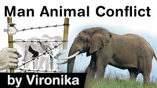 Man Animal Conflict - What are the causes and effects of Human Animal Conflict? How to avoid it?