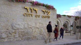 Die Stadt Davids und Hiskias Tunnel in Jerusalem