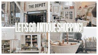 ANTIQUE FARMHOUSE DECOR FINDS | FARMHOUSE SHOP WITH ME | THRIFTED HOME DECOR | HOUSE + HOLM