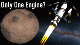 Can You Use Only One Engine to Get to Moho in Kerbal Space Program?