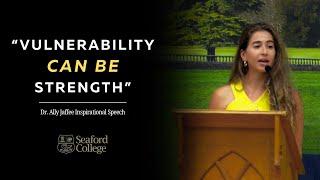 Dr. Ally Jaffee’s Inspirational Speech | Seaford College Speech Day 2024