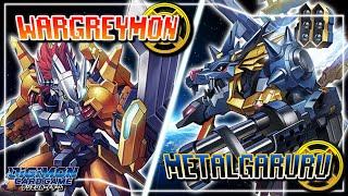 Digimon Card Game : Wargreymon X (Red) VS MetalGarurumon X (Blue) [BT-09]