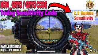 BGMI 3.5 UPDATE SENSITIVITY CODE | BGMI BEST SENSITIVITY SETTINGS | BGMI ZERO RECOIL SENSITIVITY