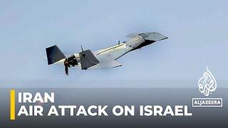 Iran launches air attack on Israel, with drones ‘hours’ away
