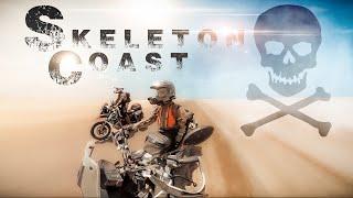 Skeleton Coast National Park in Namibia on the motorcycles [NO PETROL for over 400KM!] (S2EP23)