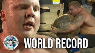 Tom Stoltman And Brian Shaw Break The Atlas Stones World Record l Strongman Champions League