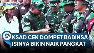 MOMEN KSAD Dudung Abdurachman Cek Dompet Babinsa. Isinya Bikin Auto Naik Pangkat