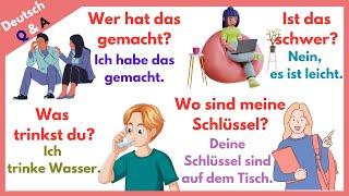 Meistere Deutsch mit diesen 100 wesentlichen Fragen und Antworten | Lerne Deutsch mit Spaß