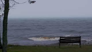 Rolling Thunderstorm on Lake Superior Whitefish Bay - Real location sound - Great Sleeping