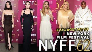 TOP 10 BEST & WORST DRESSED AT THE NEW YORK FILM FESTIVAL 2024!