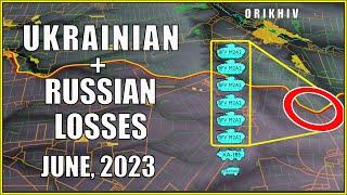 Ukrainian counteroffensive infographic - June