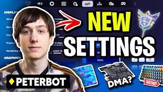 Peterbot *REVEALS* New FNCS Settings!  (BEST SENS)