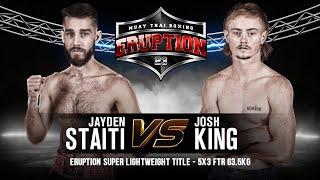 Jayden Staiti Vs Josh King 2 - Eruption Muay Thai 23