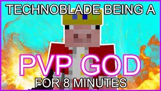 Technoblade being a PVP God for 8 Minutes Straight