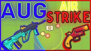 *NEW* AUG Weapon, Heal Grenade, & AirStrike/Flare Gun Gameplay LEAKS! | Zombs Royale.io